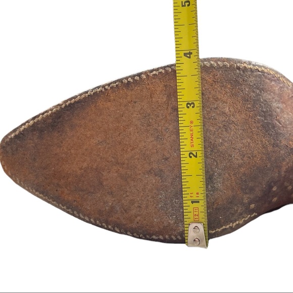 Nocona VINTAGE two tone brown western boots  stitch design size 8 women/6.5 men - Picture 12 of 12